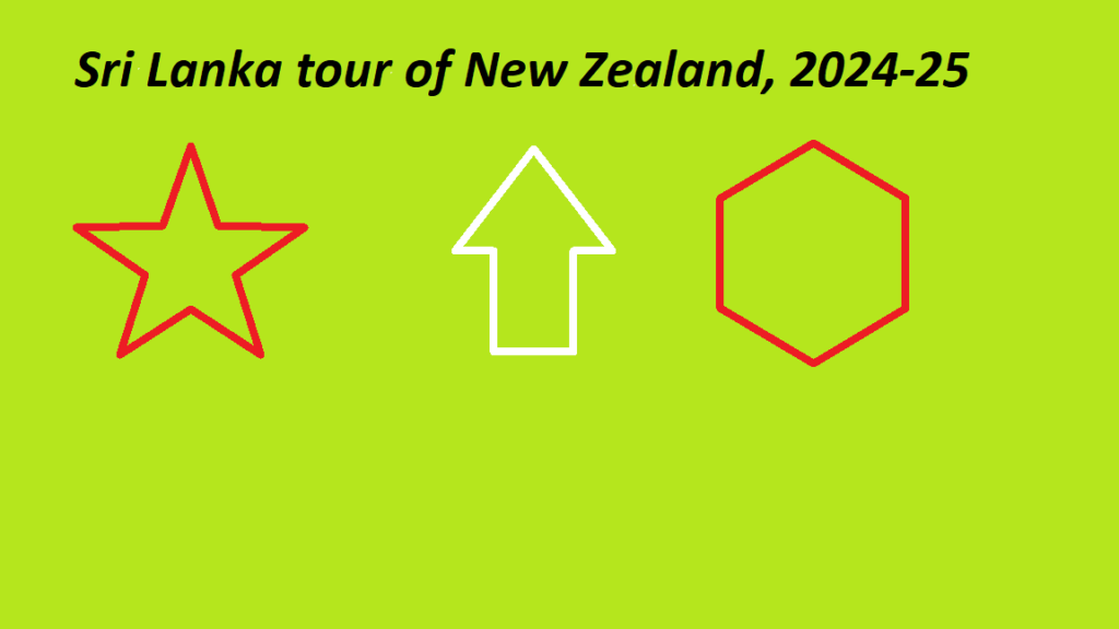 Sri Lanka Tour of New Zealand 2024-25 Dates, Venues, Timings 