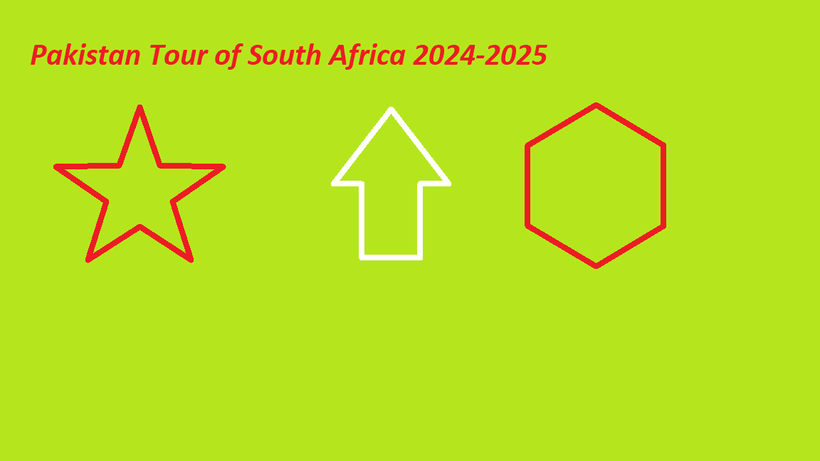 Pakistan tour of South Africa 2024-25 Dates, Venues, Stadium and Timing