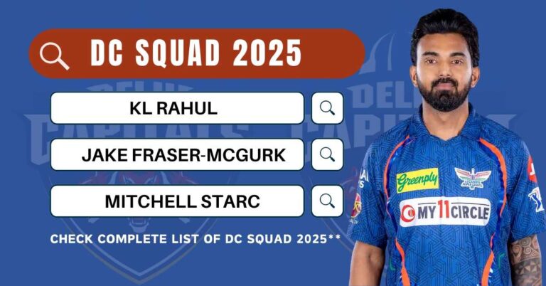 Delhi Capitals Squads for Indian Premier League 2025